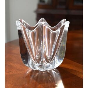 Vintage Orrefors Belle Tulip Crystal Bowl Jan Johansson Sweden - 4" Lead Crystal